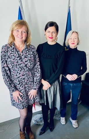 Yesterday #JanaTomsova and I successfully presented the idea of a film award for women to #Czech_Leonard